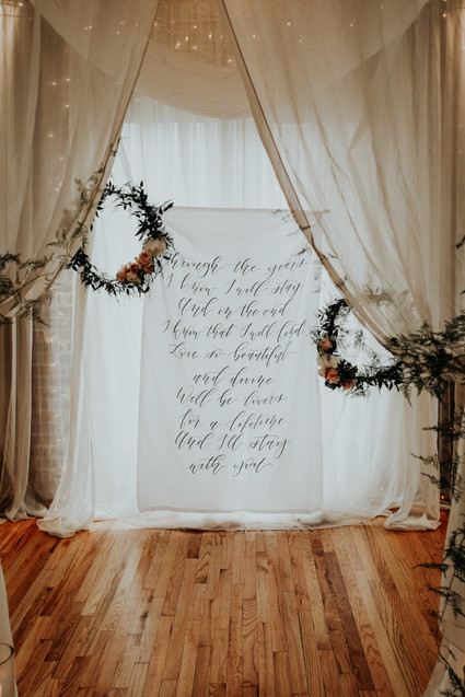 Whimsical indie wedding in Brooklyn at Diety