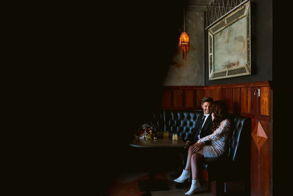 Stylish Detroit engagement photos