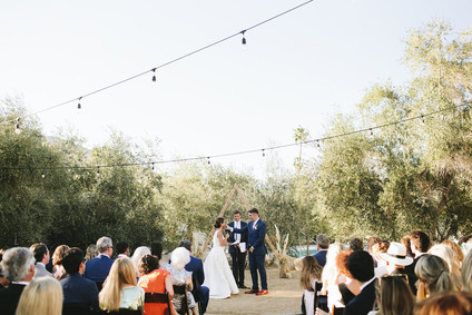 Colorful modern Palm Springs wedding at the Ace Hotel Inspiration