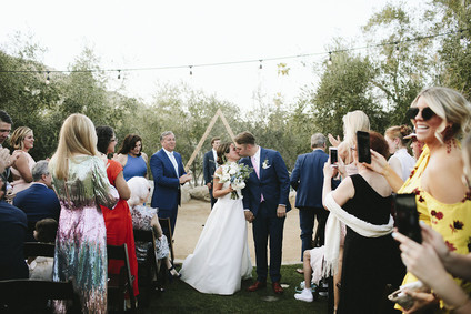 Colorful modern Palm Springs wedding at the Ace Hotel Inspiration