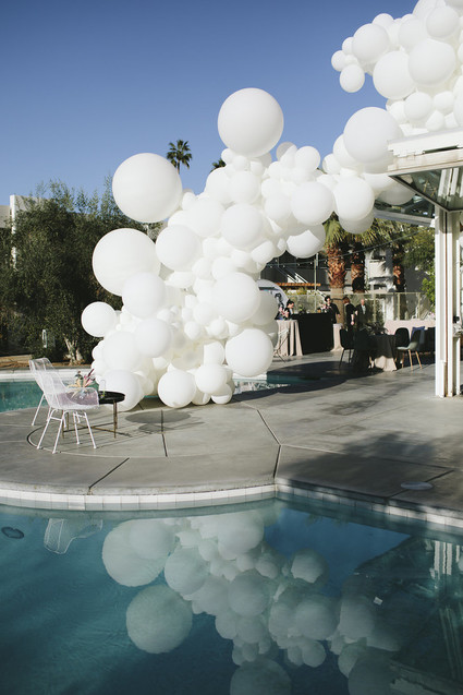 Colorful modern Palm Springs wedding at the Ace Hotel Inspiration