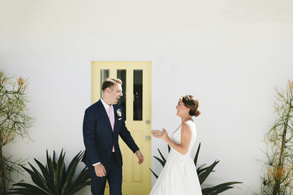 Colorful modern Palm Springs wedding at the Ace Hotel