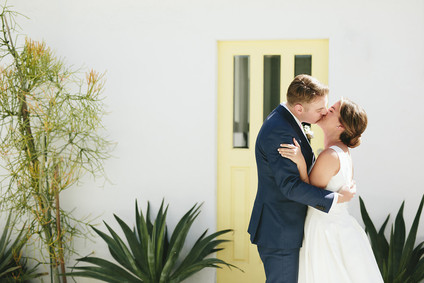 Colorful modern Palm Springs wedding at the Ace Hotel