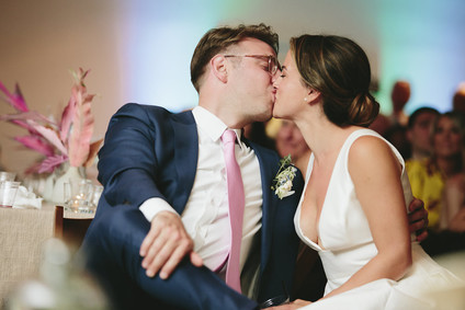 Colorful modern Palm Springs wedding at the Ace Hotel