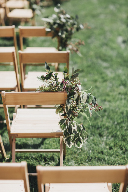 Intimate, elegant backyard wedding in Santa Barbara