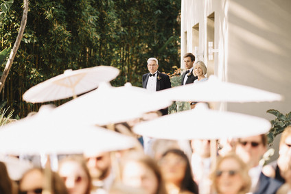 Intimate, elegant backyard wedding in Santa Barbara