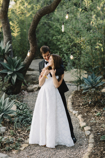 Intimate, elegant backyard wedding in Santa Barbara