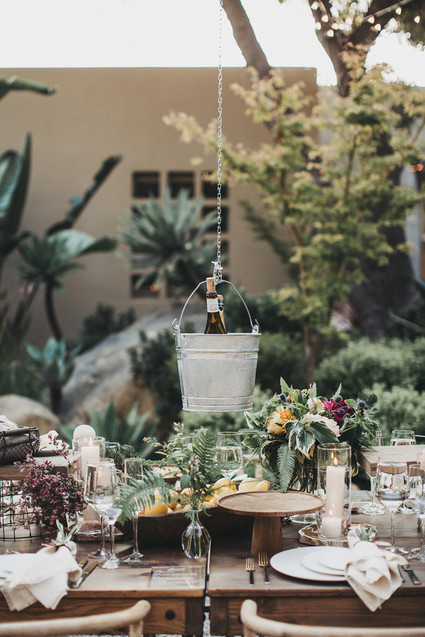 Intimate, elegant backyard wedding in Santa Barbara