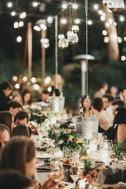 Intimate, elegant backyard wedding in Santa Barbara