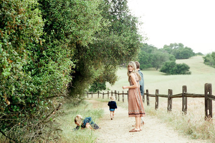 Spring wildflower family session in Topanga Canyon by Hello Pinecone