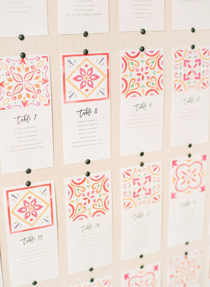 Colorful spring Texas wedding with Mexican details