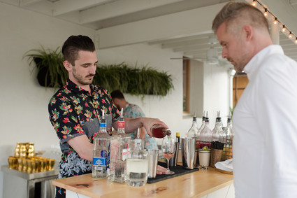 Tropical summer party vibes at Office Party in LA Inspiration