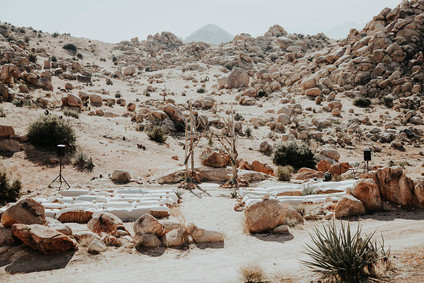 DIY desert wedding at Le Haute Desert Aerie in Pioneertown