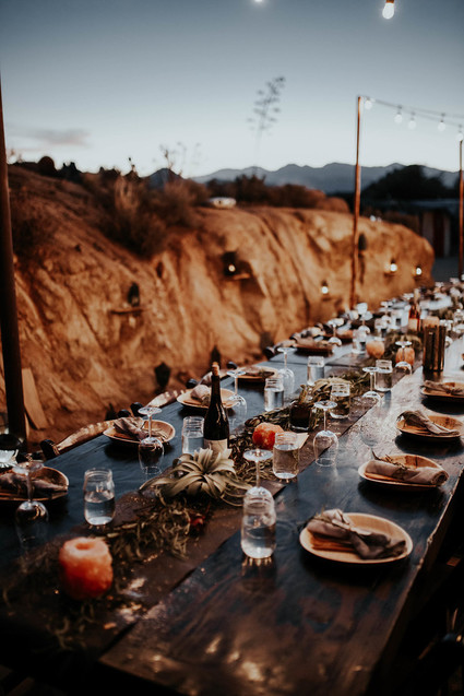 DIY desert wedding at Le Haute Desert Aerie in Pioneertown Inspiration