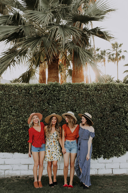 Tropical bachelorette party ideas in Palm Springs Inspiration