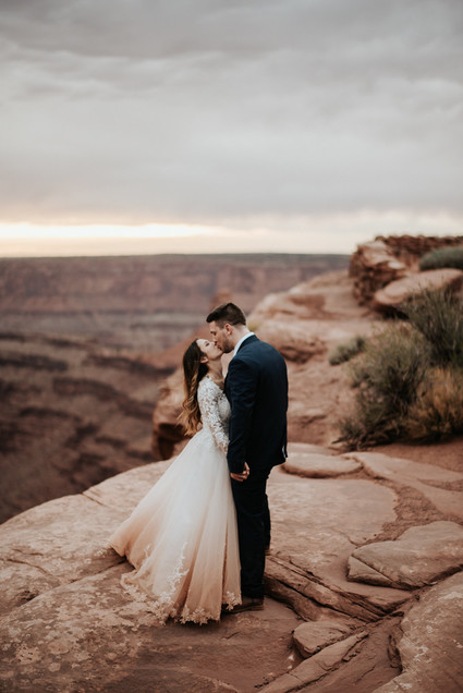 adventurous desert elopement in Moab, Utah