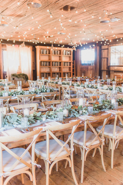 Rustic modern Jewish wedding at Terrain