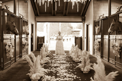 Kaley Cuoco's equestrian inspired ranch wedding in San Diego Inspiration