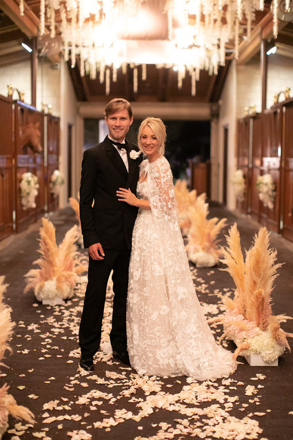 Kaley Cuoco's equestrian inspired ranch wedding in San Diego Inspiration
