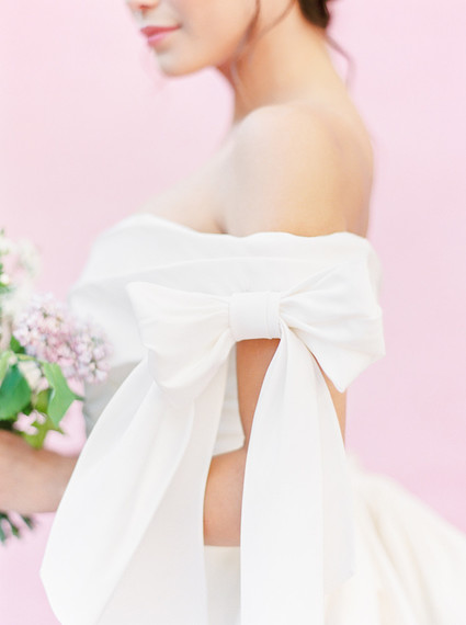 Modern feminine ALL PINK bridal editorial on 100 Layer Cake