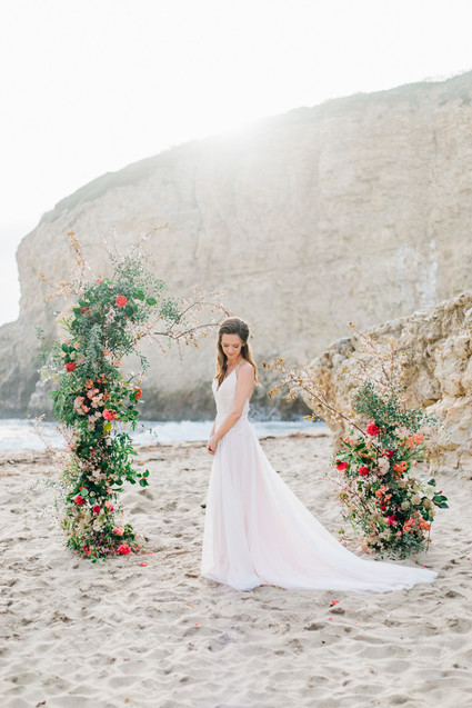 Beach elopement inspiration