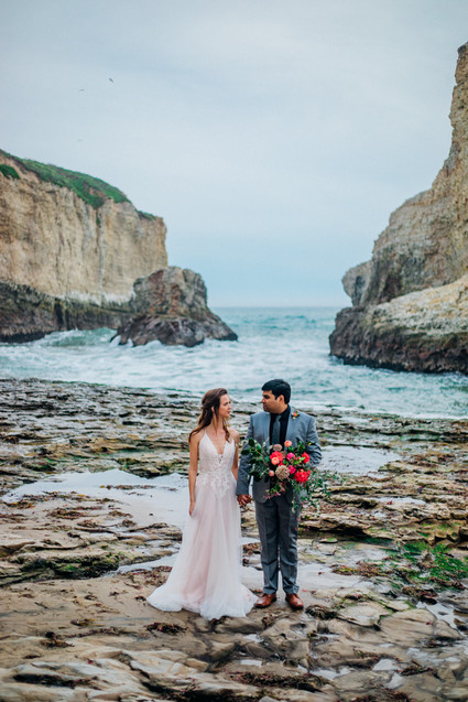 Beach elopement inspiration