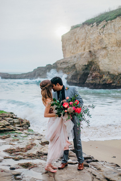 Beach elopement inspiration Inspiration
