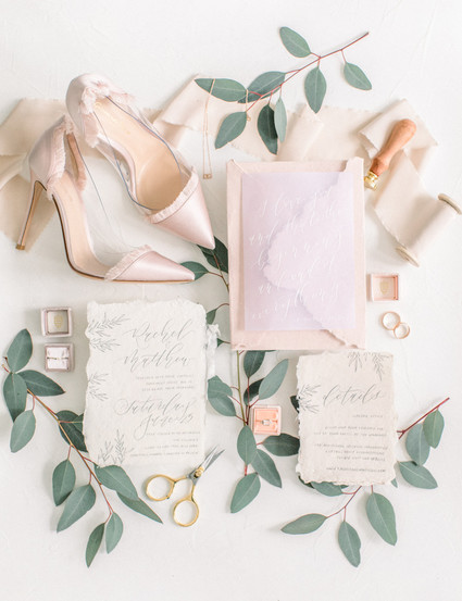 Ethereal stylish blush bridal inspiration