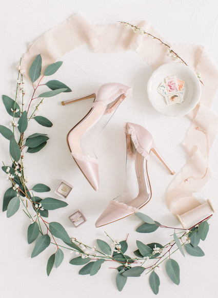 Ethereal stylish blush bridal inspiration