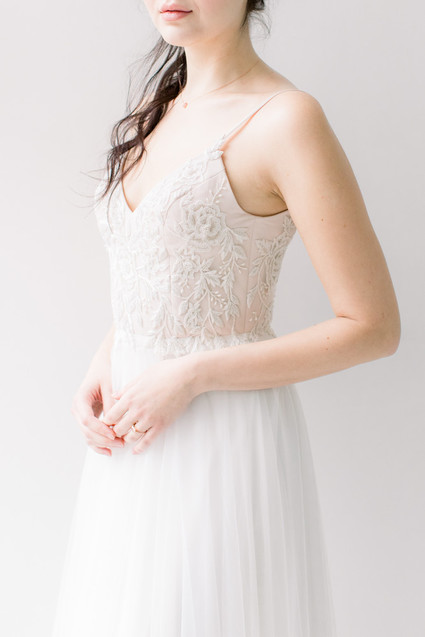 Ethereal stylish blush bridal inspiration