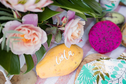 Modern Moana pool party from Beijos Events