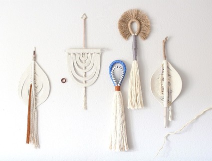 Knotted wall hangings