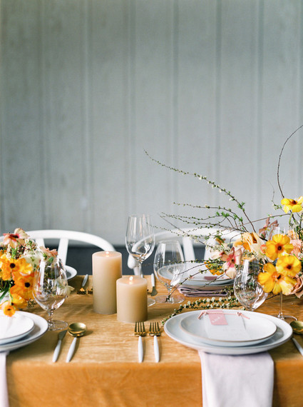 On trend now, a tamarind and pink wedding editorial in Sonoma CA Inspiration