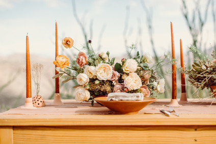 West Pinto terracotta inspired wedding editorial in West Texas Inspiration