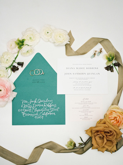 Elegant floral California wedding at The Inn at Rancho Santa Fe Inspiration