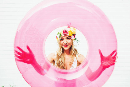 How to throw a super cute pool party bachelorette party Inspiration