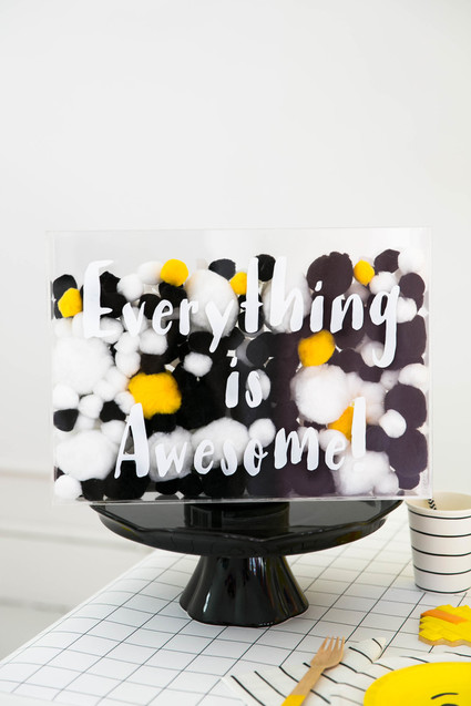 Modern Lego themed birthday party