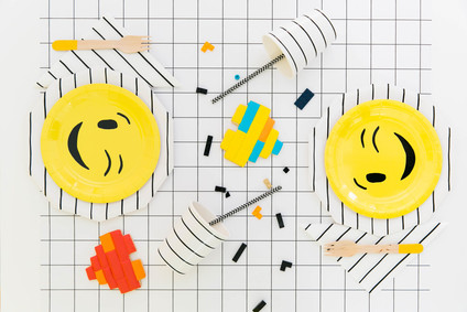 Modern Lego themed birthday party