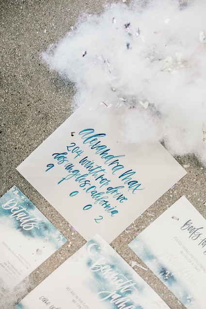 Helicopter-themed baby shower in at Hangar 21 in Orange County