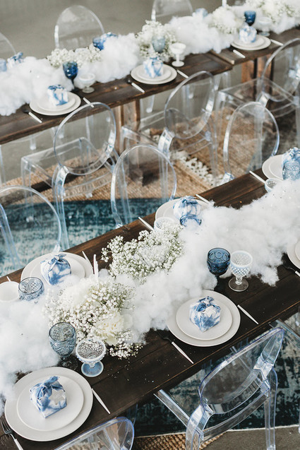 Helicopter-themed baby shower in at Hangar 21 in Orange County