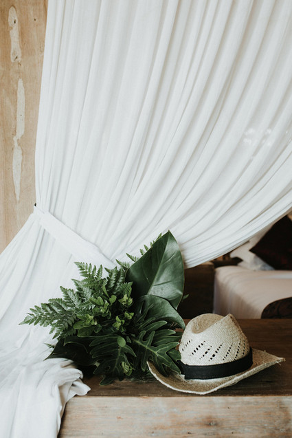 Elegant, romantic white + green wedding at Khayangan Estate in Bali