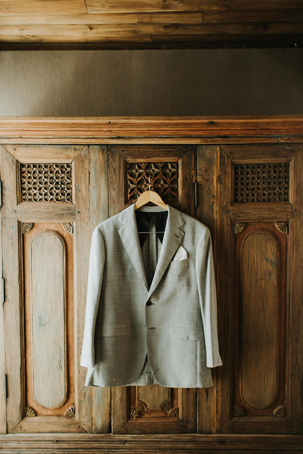 Elegant, romantic white + green wedding at Khayangan Estate in Bali