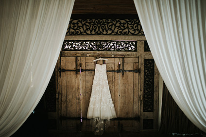 Elegant, romantic white + green wedding at Khayangan Estate in Bali