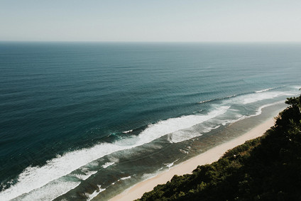 Elegant, romantic white + green wedding at Khayangan Estate in Bali
