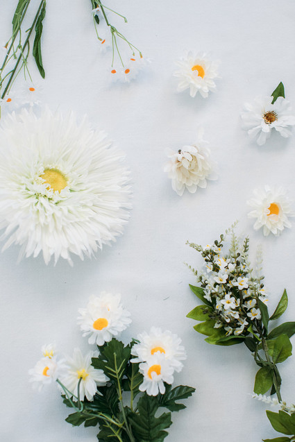 DIY floral peace wreath