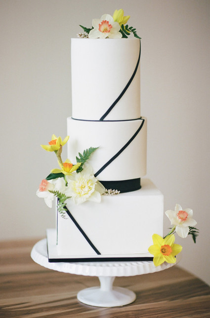 Blush + yellow wedding inspired by daffodils