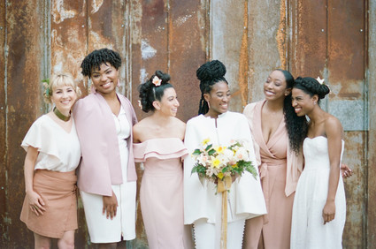 Blush + yellow wedding inspired by daffodils