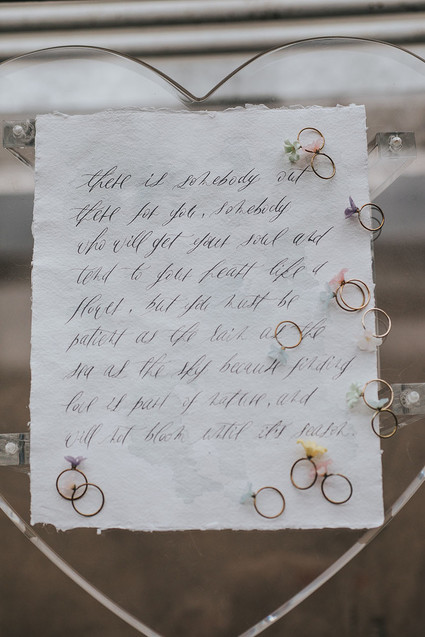 Ethereal modern bridal inspiration with tropical pink details