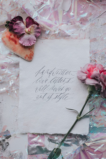 Ethereal modern bridal inspiration with tropical pink details