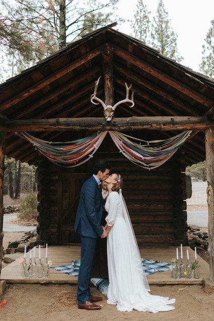 Intimate, rustic summer wedding ideas at The High Desert Museum in Bend, OR
